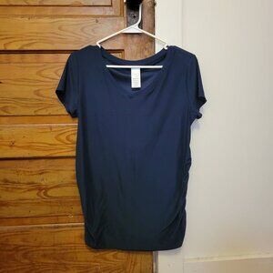 Navy Maternity Top